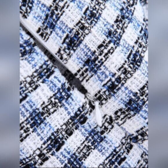 ZARA Cropped Tweed Top NWT Sz Large - Picture 6 of 10